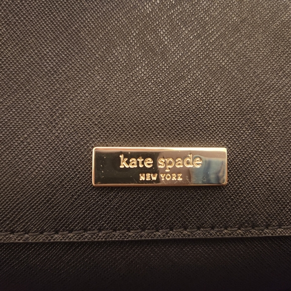 Kate Spade Black Evening Bag w/ chain crossbody option - Picture 2 of 10